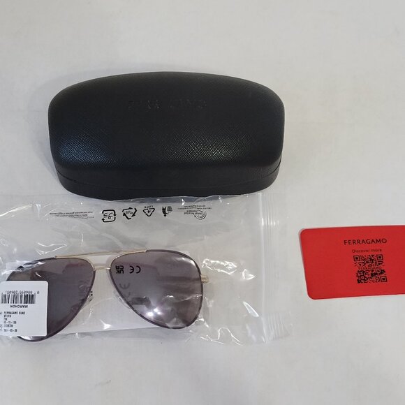 Ferragamo Purple Pilot Unisex Sunglasses SF131S 736 60-10-35 main image 9